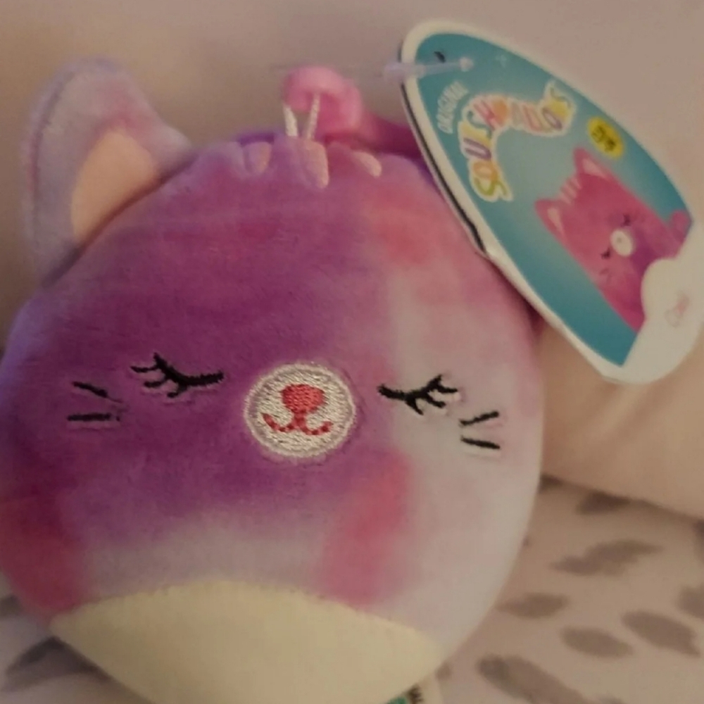 Squishmallows Caeli the Cat clip on